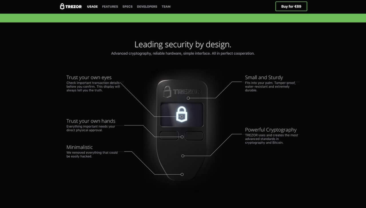 Trezor security